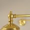 Brass Wall Light with 2 Swivel Arms, England, 1890s 5