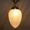 Lampe à Suspension Mid-Century avec Abat-jour en Forme de Goutte de Murano, 1960s 4