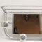 Art Deco French Aluminum Coat Rack with Mirror, 1940s 3