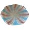 Mid-Century Modern Round Striped Murano Glass Bowl in the style of Paolo Venini, 1970s, Image 1