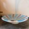 Mid-Century Modern Round Striped Murano Glass Bowl in the style of Paolo Venini, 1970s 6