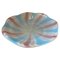 Mid-Century Modern Round Striped Murano Glass Bowl in the style of Paolo Venini, 1970s, Image 8