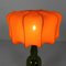 Wine Bottle Table Lamp with Fabric Shade, 1970s, Image 8