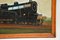 Victorian Artist, Steam Locomotive, 1880, Oil on Canvas, Framed 8