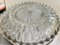 20th Century Glass Dish Vide-Poche Bowl Glass and Metal Round Pattern, France 3