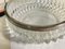 20th Century Glass Dish Vide-Poche Bowl Glass and Metal Round Pattern, France 5