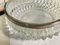 20th Century Glass Dish Vide-Poche Bowl Glass and Metal Round Pattern, France, Image 5