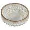 20th Century Glass Dish Vide-Poche Bowl Glass and Metal Round Pattern, France, Image 2