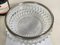 20th Century Glass Dish Vide-Poche Bowl Glass and Metal Round Pattern, France 7