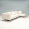 Ivory Cream Fabric Charles Corner Sofa from B&b Italia / C&b Italia attributed to Antonio Citterio 2