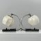 German Art Deco Marble and Aluminum Table Lamps, 1930s, Set of 2 10