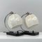 German Art Deco Marble and Aluminum Table Lamps, 1930s, Set of 2 3