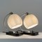 German Art Deco Marble and Aluminum Table Lamps, 1930s, Set of 2 5