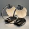 German Art Deco Marble and Aluminum Table Lamps, 1930s, Set of 2 9