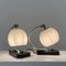 German Art Deco Marble and Aluminum Table Lamps, 1930s, Set of 2, Image 6