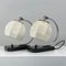 German Art Deco Marble and Aluminum Table Lamps, 1930s, Set of 2, Image 4