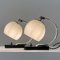 German Art Deco Marble and Aluminum Table Lamps, 1930s, Set of 2, Image 13