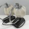 German Art Deco Marble and Aluminum Table Lamps, 1930s, Set of 2, Image 8