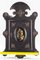 Kleiner schwarzer Louis Philippe Schlüsselschrank aus Holz, 1890er 18