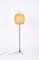 Mid-Century Beige Cocoon Floor Lamp in Brass and Metal from Hille, 1960s 7