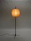 Mid-Century Beige Cocoon Floor Lamp in Brass and Metal from Hille, 1960s 18