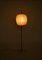 Beigefarbene Mid-Century Cocoon Stehlampe aus Messing & Metall von Hille, 1960er 6