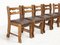 Brutalist Dining Chairs, 1980s, Set of 6, Image 3