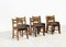 Brutalist Dining Chairs, 1980s, Set of 6 4
