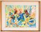 Enrico Paulucci, Composición abstracta, años 60, Temple sobre papel, Enmarcado, Imagen 1