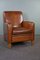 Large Cognac Leather Armchair 3