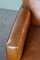 Large Cognac Leather Armchair, Image 8