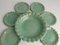 Celadon Green Earthenware Bowl & Plates from Nittsjö, Sweden, 1960s, Set of 7 8