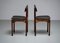 Dining Chairs in Teak, Mahogany and Faux Leather, Italty, 1960s, Set of 2, Image 6