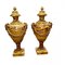French Empire Marble Urns, 1890s, Set of 2 2