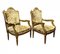 Louis XvVI French Gilt Armchairs, Set of 2, Image 3