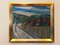Row of Houses Mini Landscapes, 1950s, Canvas, Framed 1
