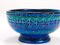 Mid-Century Rimini Blue Glazed Candleholder Bowl attributed to Bitossi for Bitossi, 1950s, Image 10