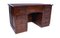 Schreibtisch aus Holz mit Lederplatte 6