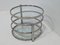 Mid-Century Modern Tiered Glass & Chrome Coffee Table 11