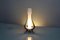 Lampe de Bureau Mid-Century en Verre et Céramique Attribuée à A. Campi, Italie, 1950s 10