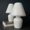 Classic Murano Mushroom Table Lamps, Italy, 1970s, Set of 2 2