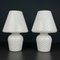 Lampes de Bureau Champignon de Murano, Italie, 1970s, Set de 2 1