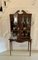 Antique Victorian Mahogany Display Cabinet with Original Painted Decoration, 1880s 6