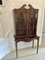Antique Victorian Mahogany Display Cabinet with Original Painted Decoration, 1880s 5