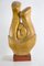 Abstract Hand Carved Wooden Sculpture in Oak from Laszlo Feldman, 1970s 1