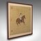 Oriental, 1950s, Glass & Wood & Paper, Framed, Image 2