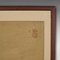 Oriental, 1950s, Glass & Wood & Paper, Framed, Image 6