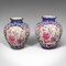 Vases Balustre Vintage Peints à la Main, Chine, 1940s, Set de 2 1