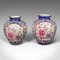 Vintage Chinese Handpainted Baluster Vases, 1940s, Set of 2 1