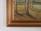 Birch by the Pond, 1970s, Wood, Framed 9